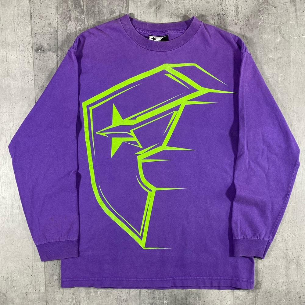 Purple Famous Stars & Straps Longsleeve